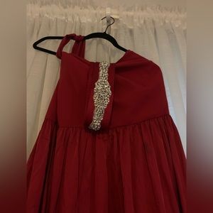 Vera Wang Scarlet Bridesmaid Dress